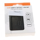 LCD Display USB Travel Battery Charger + Charging Cable for Sony A9 A9R A9S NP-FZ100