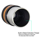 1.25" Telescope Eyepiece Lens for Astronomy Moon Planet Deep Sky 62 Degree 4mm Focal Length Universal
