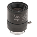 3.5mm to 8mm 3MP f/1.4 Varifocal CS C-Mount Manual IRIS Zoom Lens