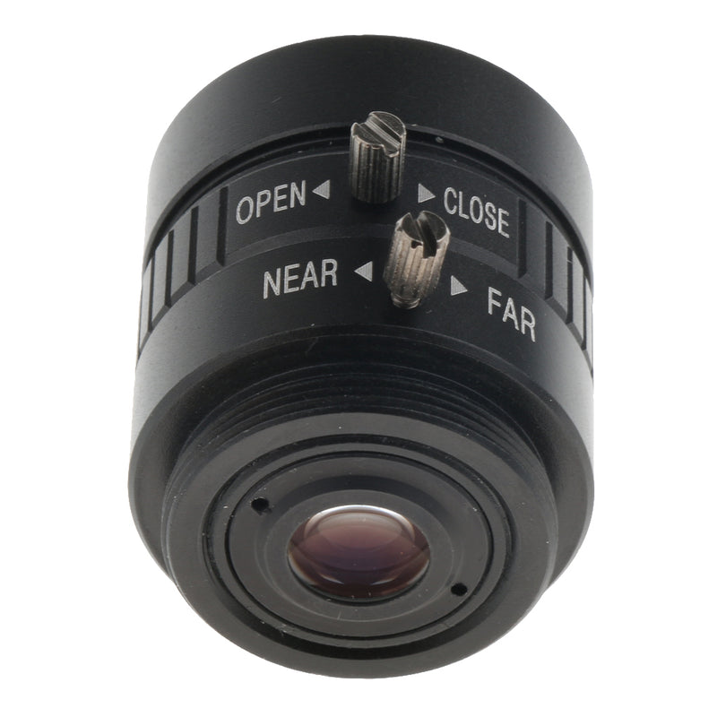 1/2'' 4mm f/1.2 3MP CS-Mount Fixed Iris CCTV IR Lens for Network Security Surveillance Camera
