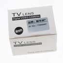 1/2'' 4mm f/1.2 3MP CS-Mount Fixed Iris CCTV IR Lens for Network Security Surveillance Camera