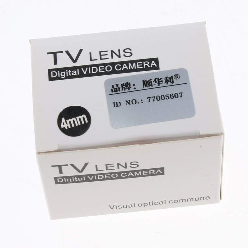 1/2'' 4mm f/1.2 3MP CS-Mount Fixed Iris CCTV IR Lens for Network Security Surveillance Camera