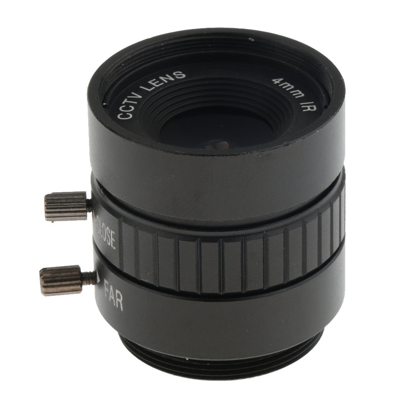 1/2'' 4mm f/1.2 3MP CS-Mount Fixed Iris CCTV IR Lens for Network Security Surveillance Camera