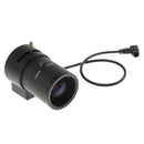 2.8-12mm Varifocal CCTV IR Zoom Lens Auto IRIS Manual Focus CS Mount Format 1/3'' for Security Video Camera Industrial Microscope-Black