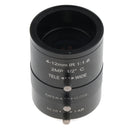4mm-12mm F1.6 2MP(Megapixels) Varifocal CCTV Industrial Camera Lens C Mount Manual IRIS Zoom Lenses FOV 70-29 Degree