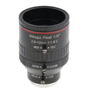 CCTV Industrial Camera Varifocal 2.8-12mm f/1.6C Aperture Focal Manual IRIS Zoom CS Mount Lens Format 1/2'' (Black)