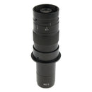 300X Industrial Digital Microscope CCD C Mount Camera BNC AV TV Video Zoom Lens,All Metal Body