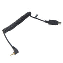 For Nikon D90 D600 D3100 D3200 D5100 D7000 Remote Control Shutter Release Cable Timer Cord Wire Line 2.5mm Jack 150cm/5ft Max Length