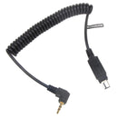 For Nikon D90 D600 D3100 D3200 D5100 D7000 Remote Control Shutter Release Cable Timer Cord Wire Line 2.5mm Jack 150cm/5ft Max Length