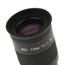 2'' Telescope Eyepiece Lens for Astronomy Plossl 40mm 80 Degree Wide View Clear Image Universal Reflector Refractor