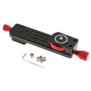 Macro Focusing Rail Gear Slider Dovetail Plate 1/4" 3/8" for Camera 115mm Adjustment 15kg Max Load