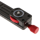 Macro Focusing Rail Gear Slider Dovetail Plate 1/4" 3/8" for Camera 115mm Adjustment 15kg Max Load