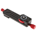 Macro Focusing Rail Gear Slider Dovetail Plate 1/4" 3/8" for Camera 115mm Adjustment 15kg Max Load