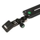 55mm Foldable Quick Release Plate for Tripod Monopod Telephoto Lens Camera Mount Bracket Support Photography Kit 1/4'' 3/8