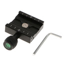 50x38mm Tripod Ball Head Quick Release Plate Adapter Clamp for Camera Flash Hot Shoe Mount