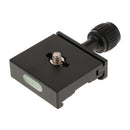 50x38mm Tripod Ball Head Quick Release Plate Adapter Clamp for Camera Flash Hot Shoe Mount