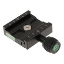 50x38mm Tripod Ball Head Quick Release Plate Adapter Clamp for Camera Flash Hot Shoe Mount