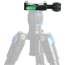 60x38mm Tripod Ball Head Quick Release Plate Adapter Clamp for Camera Flash Hot Shoe Mount