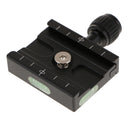 60x38mm Tripod Ball Head Quick Release Plate Adapter Clamp for Camera Flash Hot Shoe Mount