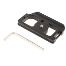 DSLR Camera Quick Release Plate Arca Swiss Sirui Benro for Nikon D750 Compatible with Wimberley Markins etc