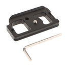 DSLR Camera Quick Release Plate Arca Swiss Sirui Benro for Nikon D750 Compatible with Wimberley Markins etc