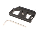 DSLR Camera Quick Release Plate Arca Swiss Sirui Benro for Nikon D750 Compatible with Wimberley Markins etc