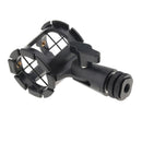 Microphone Shock Stand Accessory Holder Mount with Cold Shoe for Camera Stabilizer Rig Quick Release Plate