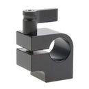 Rail Rod Clamp 15mm for Monitor Camera Flash Hot Shoe Mount External Microphone Photography Accessory 1/4