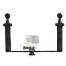 Underwater Lighting Photography Kit for GoPro Camera Stabilizer Rig Aluminum Alloy Handheld Gimbal Tray Mount
