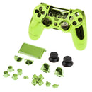 Full Shell Kit for Sony PS4 Pro Cover Case Skin Set Replacement Button Accessory Bundle 16Pack Green