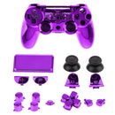 Full Shell Kit for Sony PS4 Pro Cover Case Skin Set Replacement Button Accessory Bundle 16Pack Purple