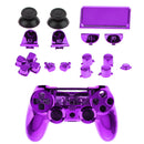 Full Shell Kit for Sony PS4 Pro Cover Case Skin Set Replacement Button Accessory Bundle 16Pack Purple