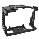 Video Camera Cage Stabilizer for Sony A7III A7RIII A7MIII 1/4'' 3/8'' Screw Flash Shoe Mount External Microphone Monitor