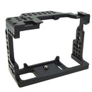 Video Camera Cage Stabilizer for Sony A7III A7RIII A7MIII 1/4'' 3/8'' Screw Flash Shoe Mount External Microphone Monitor