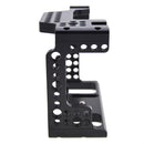 Video Camera Cage Stabilizer for Sony A7III A7RIII A7MIII 1/4'' 3/8'' Screw Flash Shoe Mount External Microphone Monitor