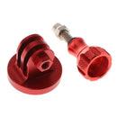 Camera Tripod Mount Adapter for GoPro Sjcam Xiaomi Yi Selfie Stick Monopod Accessory 1/4 - 20 Inch Screw Hole Red