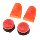 For Sony PS4 Analog Thumb Stick Cap Cover Protector & L2 R2 Shoulder Trigger Button Extender Parts