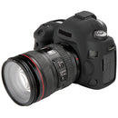 Dustproof Camera Body Silicone Case Soft Cover Skin Black Protector for Canon 5D Mark IV