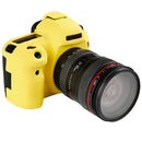 Dustproof Camera Body Silicone Case Soft Cover Skin Yellow Protector for Canon 5D Mark IV
