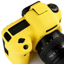 Dustproof Camera Body Silicone Case Soft Cover Skin Yellow Protector for Canon 5D Mark IV