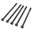 For Microsoft Xbox 360 Elite Slim Long Screws Set Full Flat Head Screw Console Accessory Pack of 5