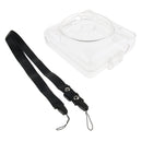 Crystal Protective Case Bag Dust-proof Protector with Adjustable Strap for Fujifilm Instax Square SQ6 Polaroid Camera