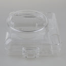 Crystal Protective Case Bag Dust-proof Protector with Adjustable Strap for Fujifilm Instax Square SQ6 Polaroid Camera