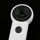20X Magnifying Glass Eye Magnifier Jewelry Loupe Watch Microscope with 2 LED Light Wide Application