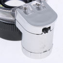 20X Magnifying Glass Eye Magnifier Jewelry Loupe Watch Microscope with 6 LED Beads Bright Light Wide Application