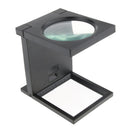 Foldable LED Jewelry Magnifier Loupe with Light Table Top Magnifying Glasses Lamp 2.5X Clear Magnification & Bright Lighting Effect