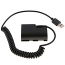 LP-E6 Battery Charger Kit Power Bank DR-E6 DC Coupler for Canon 7D Mark II / 5D Mark II / 6D / 70D / 80D / 60Da