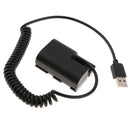 LP-E6 Battery Charger Kit Power Bank DR-E6 DC Coupler for Canon 7D Mark II / 5D Mark II / 6D / 70D / 80D / 60Da