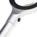 5X 55mm Magnifying Glass Eye Magnifier Jewelry Loupe Watch Microscope with 8 LED Light Wide Application