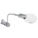 Adjustable Metal Hose LED Jewelry Magnifier Loupe Clip with Light Table Top Magnifying Glasses Lamp 2.5X Clear Amplification Effect